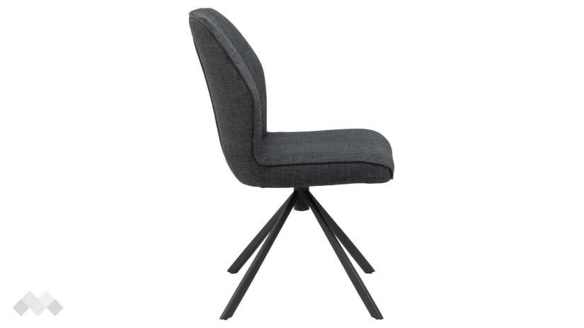 Трапезен стол Аура тъмно сив - изглед 3