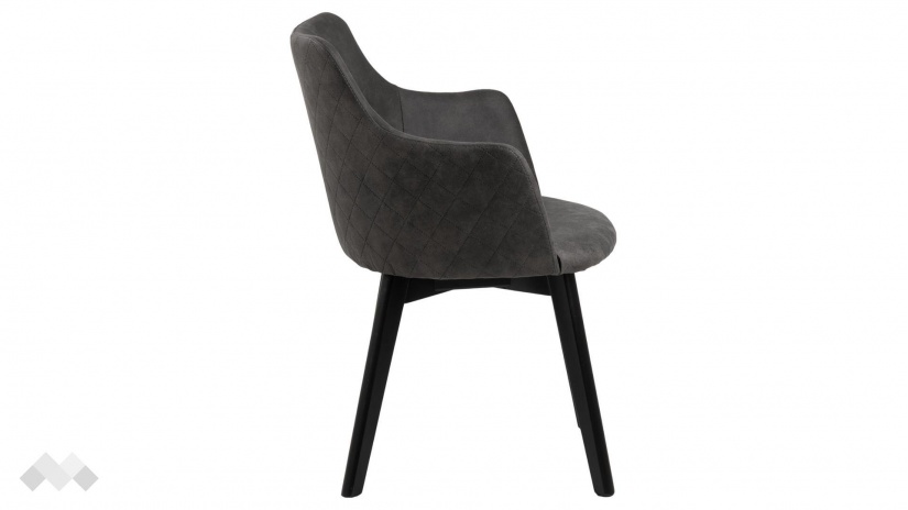 Трапезен стол Бенавио антрацит - изглед 3