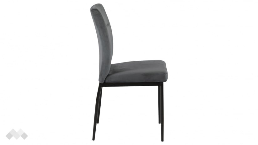 Трапезен стол Деми тъмно сив - изглед 3