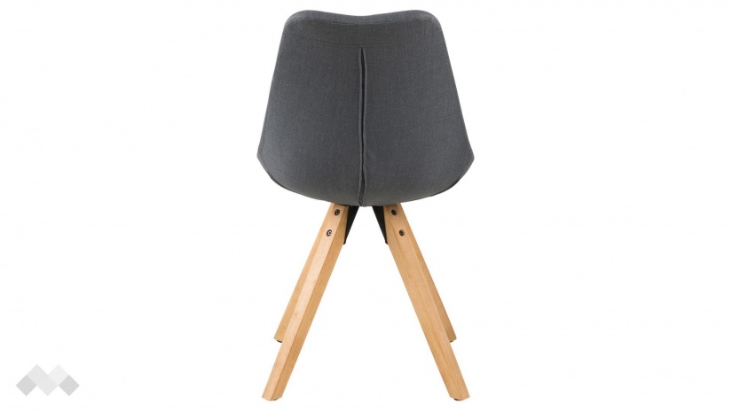 Трапезен стол Дима тъмно сив - изглед 4 - МебелМаг Трапезен стол Дима тъмно сив - изглед 4