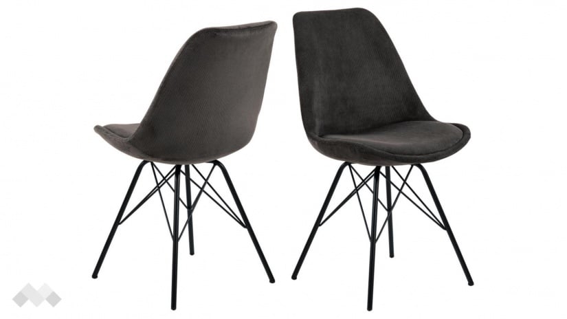 Трапезен стол Ерис антрацит - изглед 2