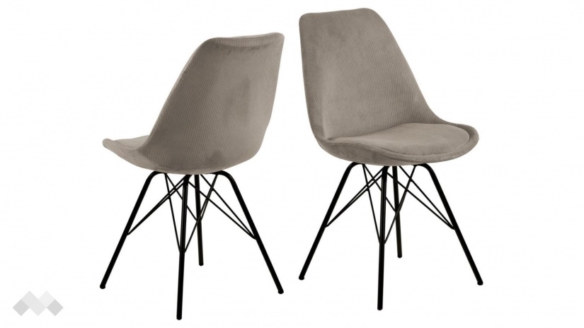 Трапезен стол Ерис бежов - изглед 2