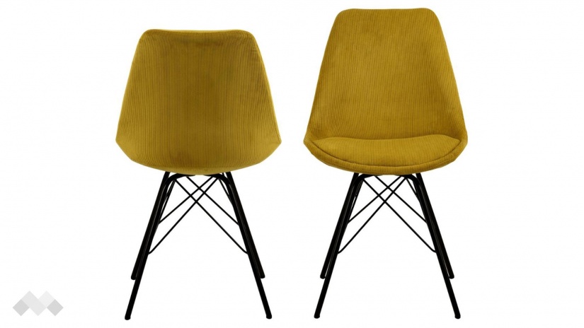 Трапезен стол Ерис жълт - изглед 1