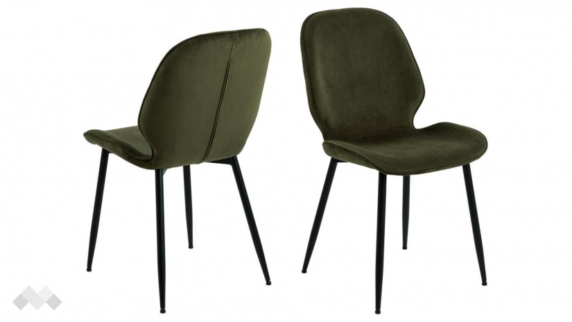 Трапезен стол Фемора маслено зелен - изглед 2 - МебелМаг Трапезен стол Фемора маслено зелен - изглед 2