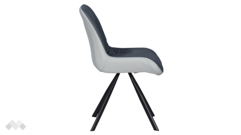 Трапезен стол Фроме тъмно сив - изглед 3