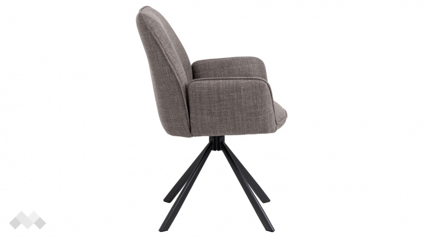 Трапезен стол Гленда пепелно сив - изглед 3