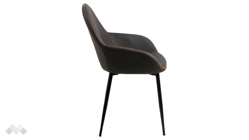 Трапезен стол Кандис тъмно сив - изглед 3