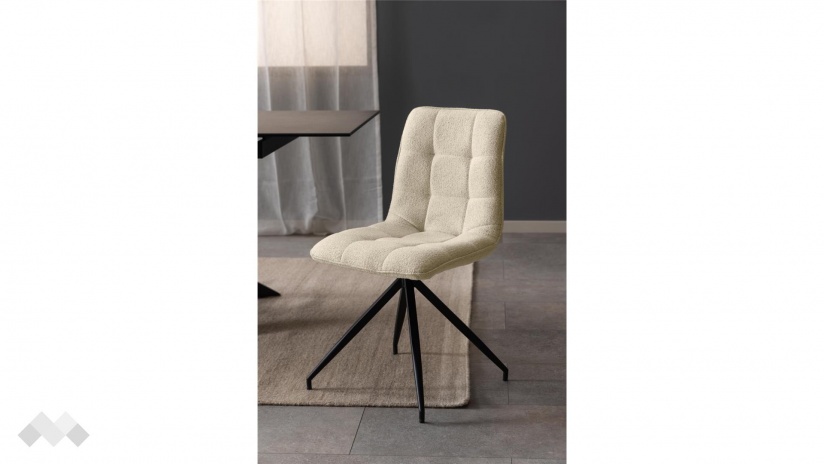 Трапезен стол Кариа бежов - изглед 4