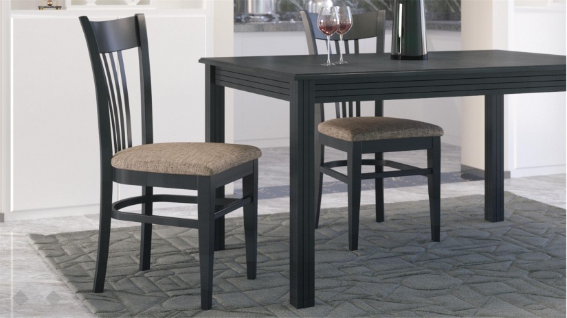 Трапезен стол Лора венге - изглед 1