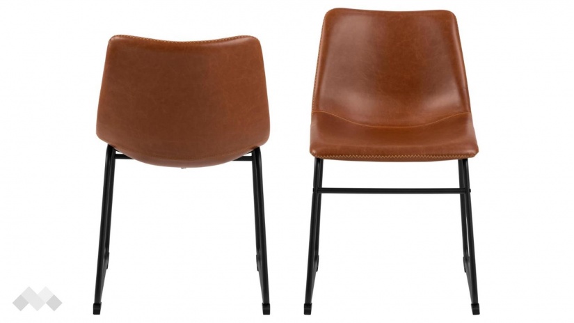 Трапезен стол Орегон кафяв - изглед 1 - МебелМаг Трапезен стол Орегон кафяв - изглед 1