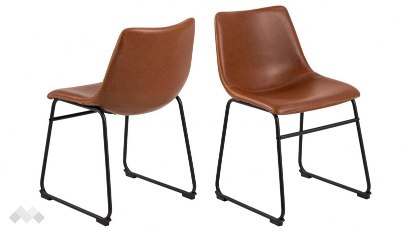 Трапезен стол Орегон кафяв - изглед 2 - МебелМаг Трапезен стол Орегон кафяв - изглед 2