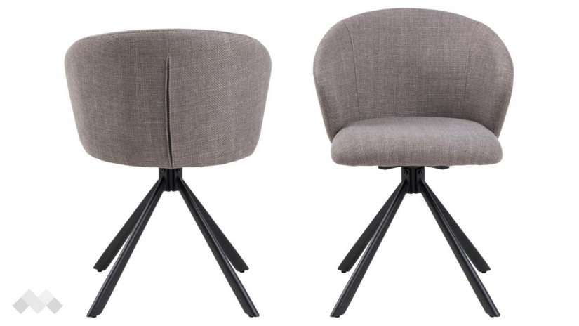 Трапезен стол Павиана кафяв - изглед 1