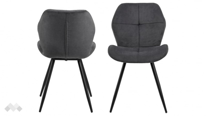 Трапезен стол Петра антрацит - изглед 1 - МебелМаг Трапезен стол Петра антрацит - изглед 1