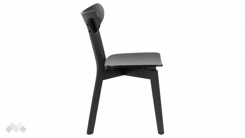 Трапезен стол Роксби черен мат - изглед 3