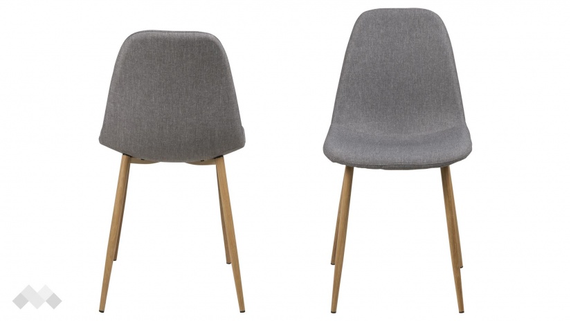 Трапезен стол Седрик сив - изглед 2