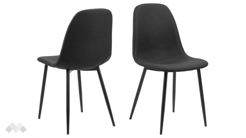 Трапезен стол Силия черен - изглед 2