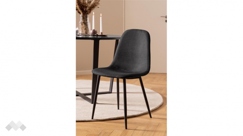 Трапезен стол Силия черен - изглед 4