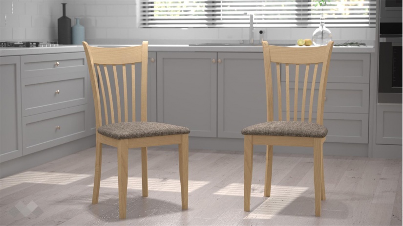 Трапезен стол Страдивариус натурал - изглед 2