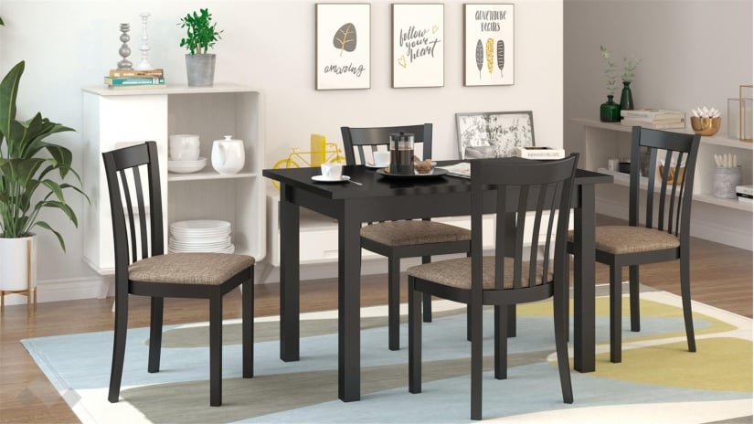 Трапезен комплект Нати M комплект със столове венге - изглед 1