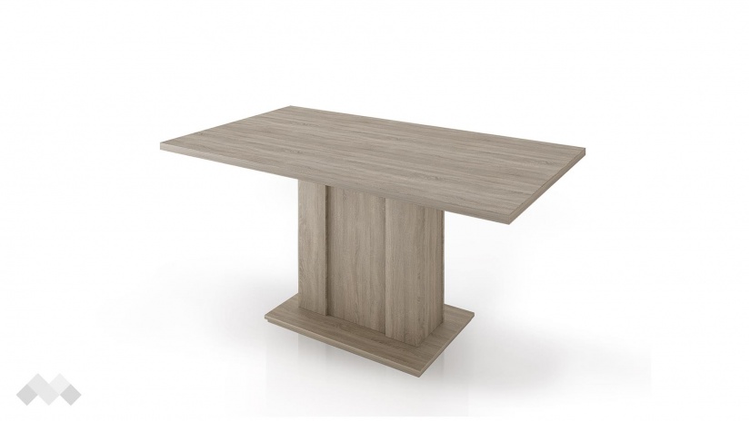 Трапезна маса Дина неразтегателни тъмна сонома - изглед 1