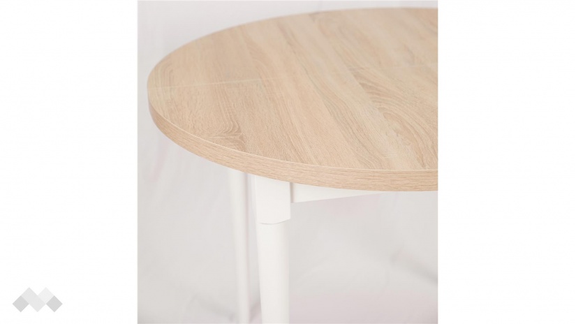 Трапезна маса Емъри разтегателни светла сонома - изглед 4