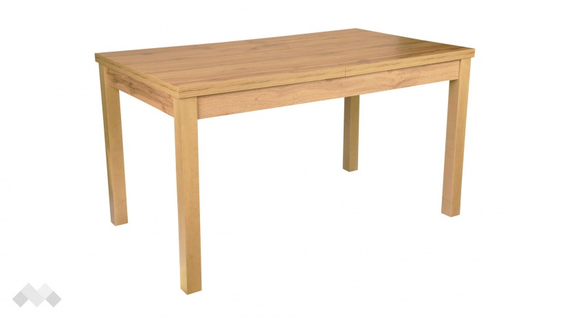 Трапезна маса Илейн разтегателни светъл вотан - изглед 1 - МебелМаг Трапезна маса Илейн разтегателни светъл вотан - изглед 1