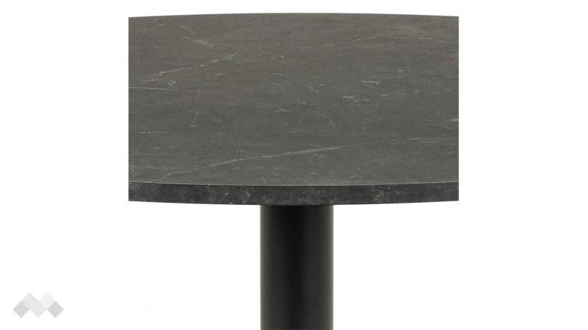 Трапезна маса Илита неразтегателни черен мрамор - изглед 2