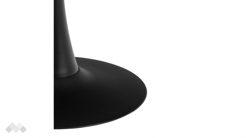 Трапезна маса Малта неразтегателни кафяв с черно - изглед 4