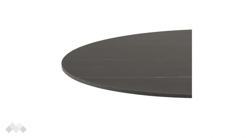 Трапезна маса Малта неразтегателни черен - изглед 2