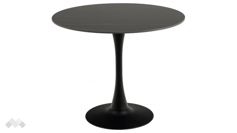 Трапезна маса Малта неразтегателни черен - изглед 1