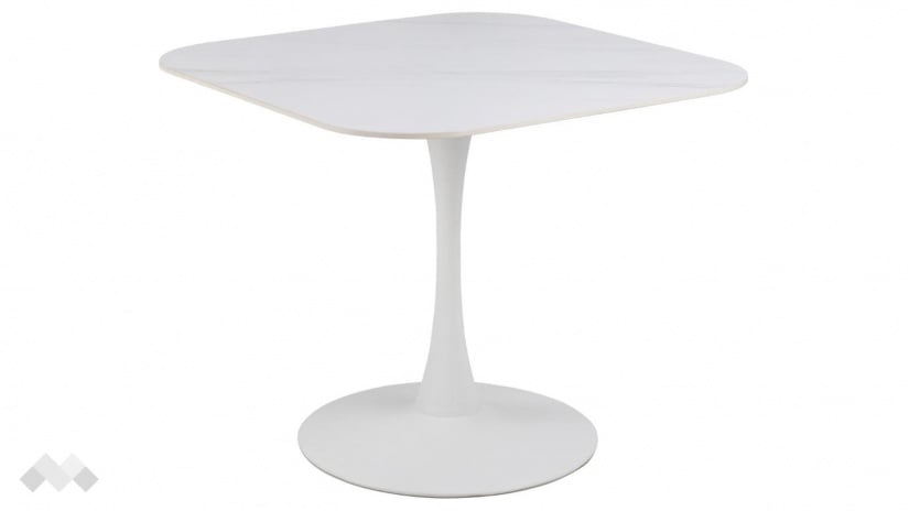 Трапезна маса Малта неразтегателни бял - изглед 1