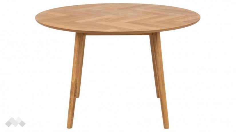 Трапезна маса Нагано неразтегателни дъб натурал - изглед 2