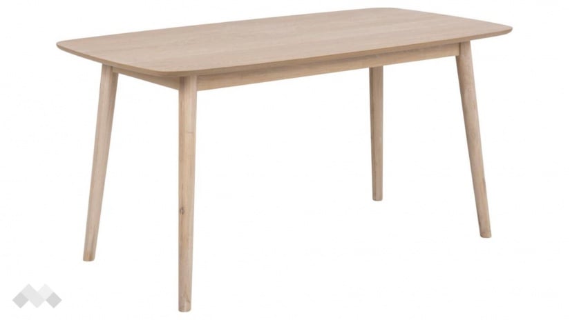 Трапезна маса Нагано неразтегателни светъл дъб - изглед 1