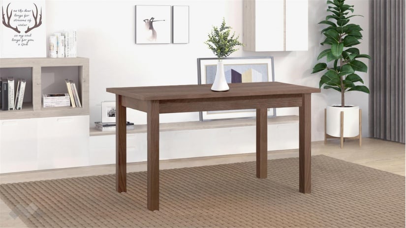 Трапезна маса Нати L разтегателни орех - изглед 1