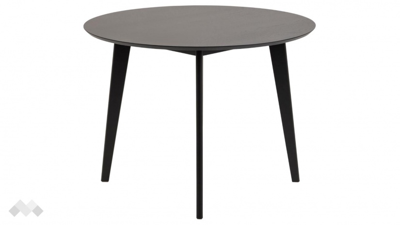 Трапезна маса Роксби неразтегателни черен мат - изглед 2