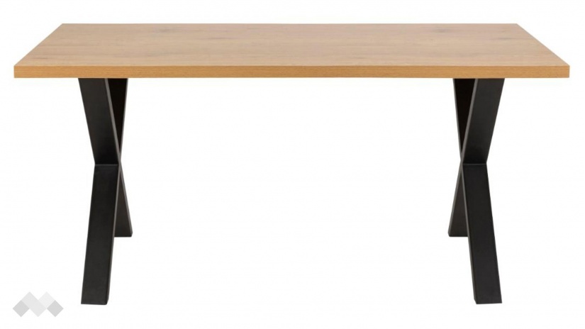 Трапезна маса Уелс неразтегателни дъб натурал - изглед 2 - МебелМаг Трапезна маса Уелс неразтегателни дъб натурал - изглед 2