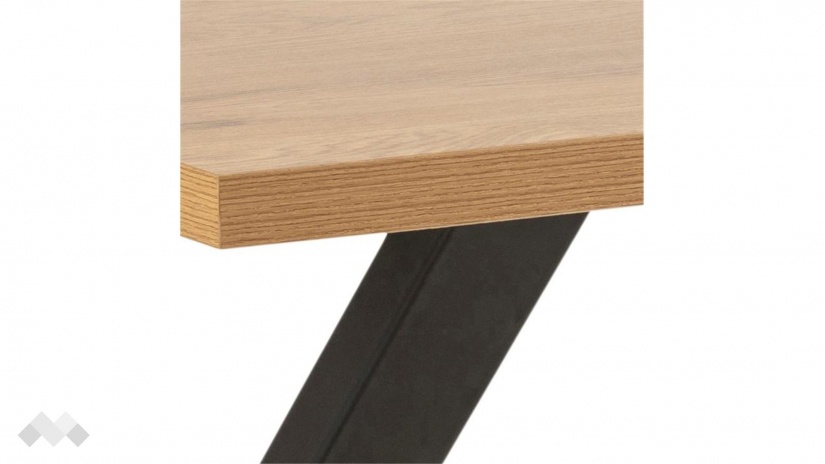 Трапезна маса Уелс неразтегателни дъб натурал - изглед 3 - МебелМаг Трапезна маса Уелс неразтегателни дъб натурал - изглед 3