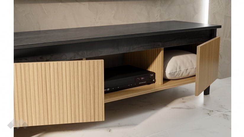 ТВ шкаф Дороти дъб гардън с дъб герано - изглед 4