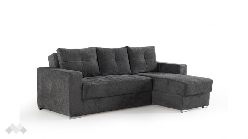 Ъглов диван Алтеа универсален ъгъл графит - изглед 5
