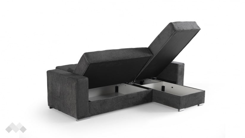 Ъглов диван Алтеа универсален ъгъл графит - изглед 7