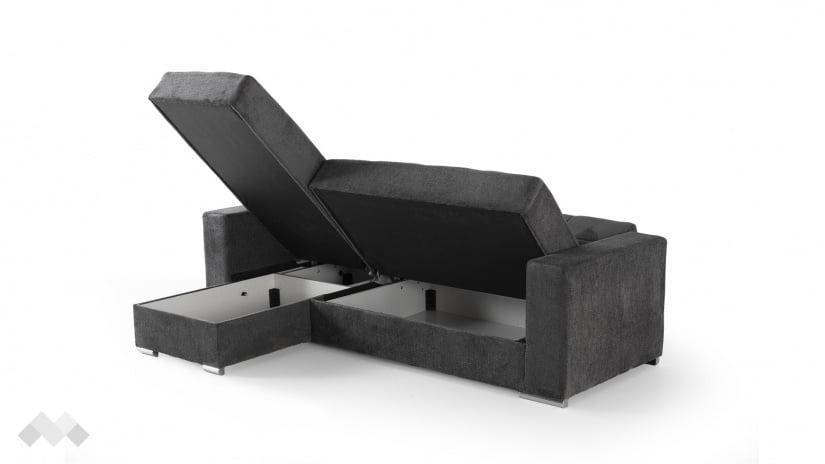 Ъглов диван Алтеа универсален ъгъл графит - изглед 8