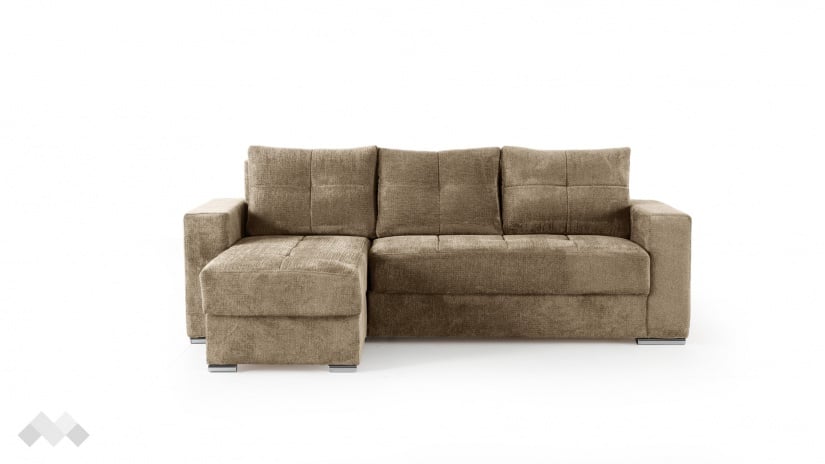 Ъглов диван Алтеа универсален ъгъл кафяв - изглед 4