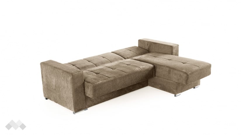 Ъглов диван Алтеа универсален ъгъл кафяв - изглед 9