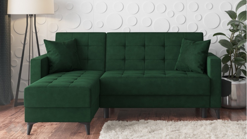 Ъглов диван Амалия универсален ъгъл зелен - изглед 4