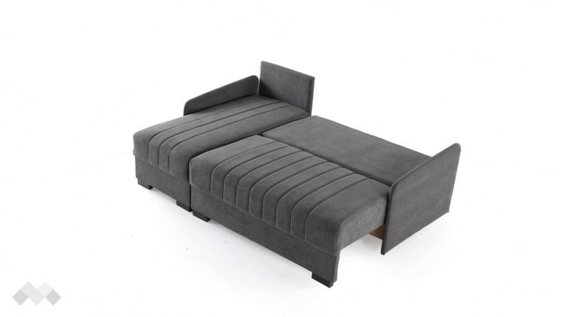 Ъглов диван Бета универсален ъгъл сив - изглед 10