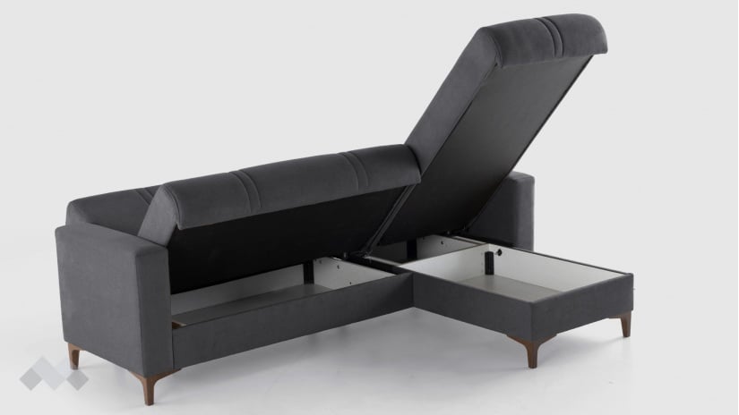 Ъглов диван Браво универсален ъгъл сив - изглед 7 - МебелМаг Ъглов диван Браво универсален ъгъл сив - изглед 7