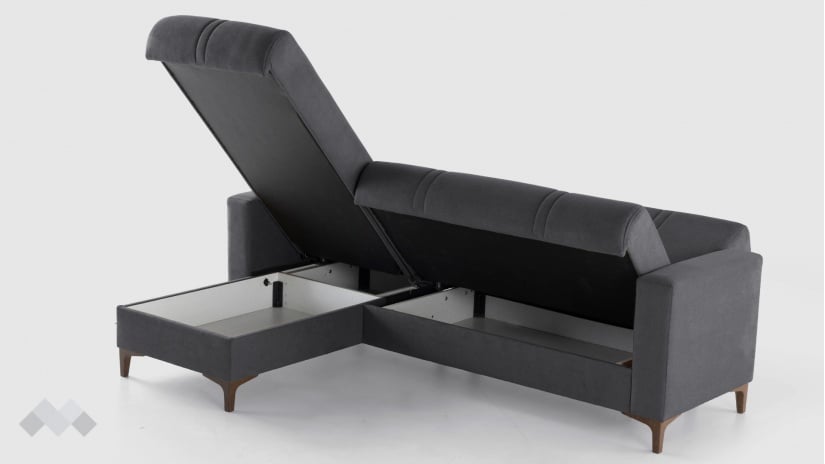 Ъглов диван Браво универсален ъгъл сив - изглед 8 - МебелМаг Ъглов диван Браво универсален ъгъл сив - изглед 8