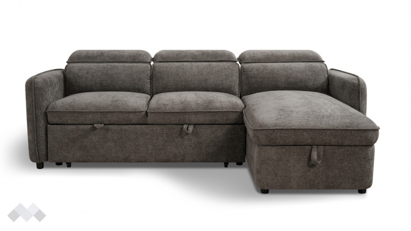 Ъглов диван Ерго универсален кафяв - изглед 3