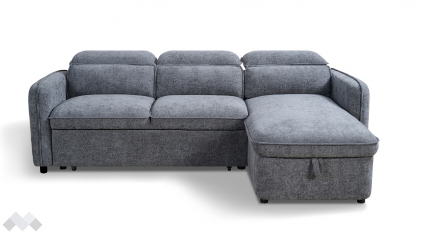 Ъглов диван Ерго универсален ъгъл сив - изглед 3