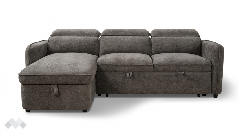 Ъглов диван Ерго универсален кафяв - изглед 4